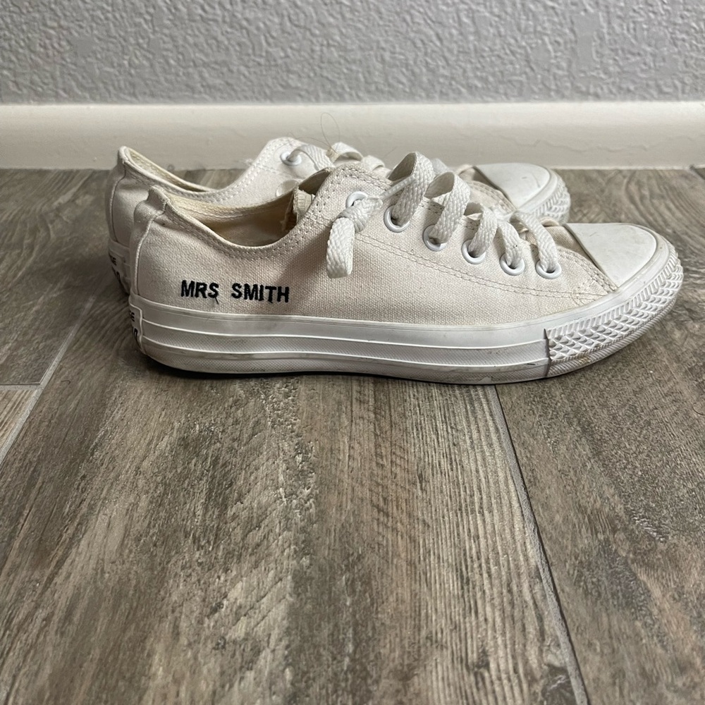 Converse White Canvas Sneakers